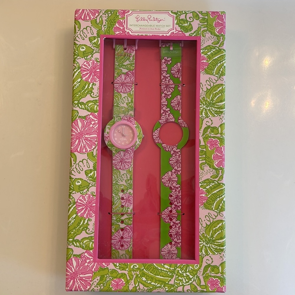 Lilly Pulitzer Interchangeable Watch Set